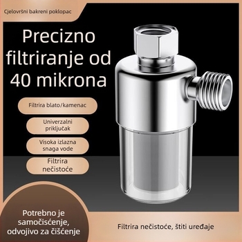 Predfiltr za električni bojler s bakrenim filtrirnim elementom, zidni ugradni filter, filtracija vode protiv taloženja; Odobrenje Zhejiang 2022. br. 0020; Funkcija: Povećanje protoka vode