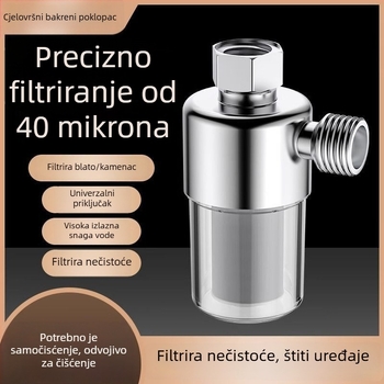 Predfiltr za električni bojler s bakrenim filtrirnim elementom, zidni ugradni filter, filtracija vode protiv taloženja; Odobrenje Zhejiang 2022. br. 0020; Funkcija: Povećanje protoka vode