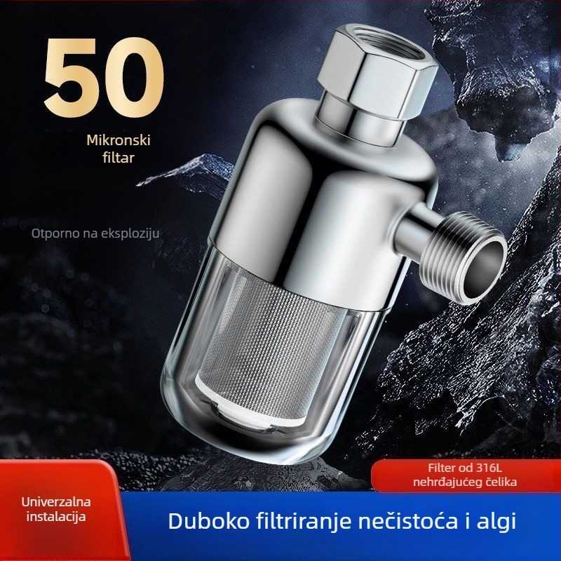 Predfiltr za električni bojler s bakrenim filtrirnim elementom, zidni ugradni filter, filtracija vode protiv taloženja; Odobrenje Zhejiang 2022. br. 0020; Funkcija: Povećanje protoka vode