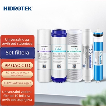 Filtracijski element za kućni pročišćivač vode, PP pamuk, filtracija, fizička filtracija, HIDROTEK/Diamond