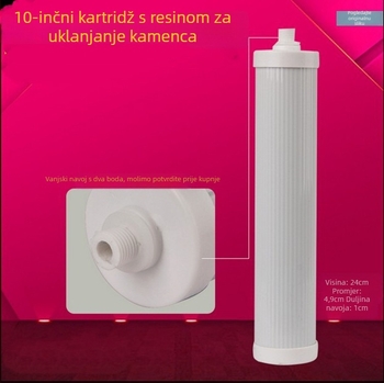 Filtrni element za vodni pročišćivač, za stolnu upotrebu, omekšavanje vode i uklanjanje kamenca, kapacitet 6L, razina 1 filtra