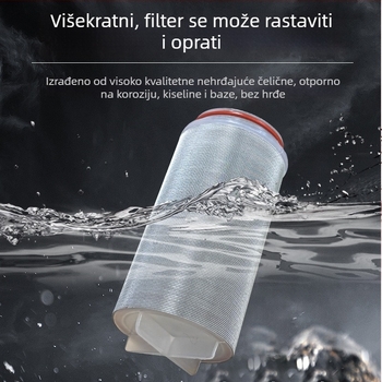 Nerđajući čelični filtrirajući element za vodeni filtrator, model MYJ-01, 40 mikrona, filtrira sediment, za unutarnji filtracijski sustav