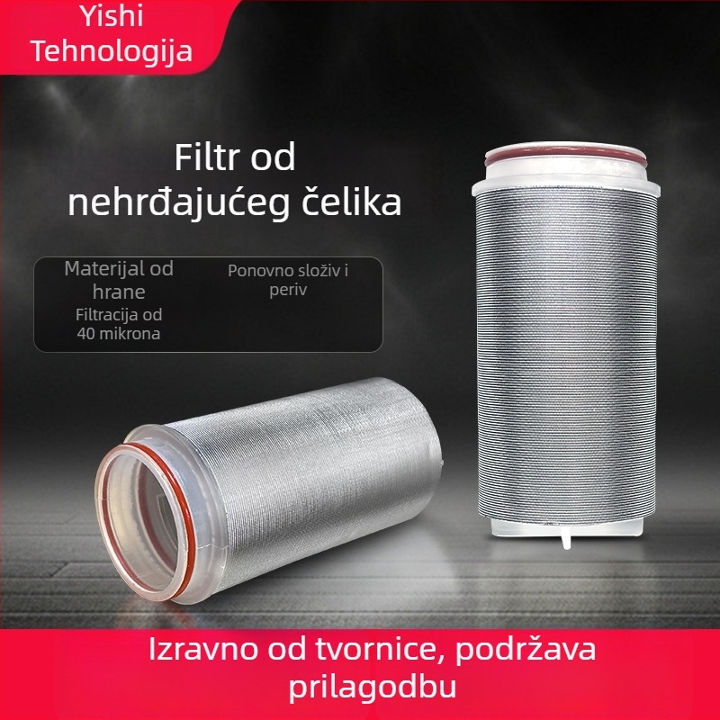 Nerđajući čelični filtrirajući element za vodeni filtrator, model MYJ-01, 40 mikrona, filtrira sediment, za unutarnji filtracijski sustav