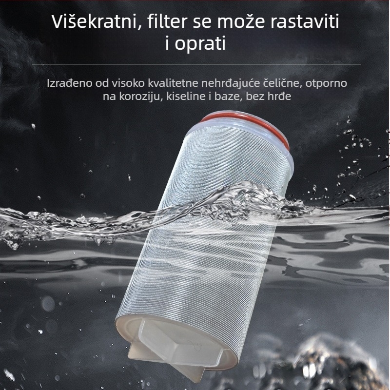 Nerđajući čelični filtrirajući element za vodeni filtrator, model MYJ-01, 40 mikrona, filtrira sediment, za unutarnji filtracijski sustav