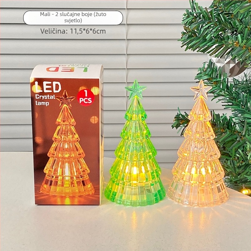 Mu Qixi prenosna LED noćna lampica za božićnu dekoraciju, plastika, moderan minimalistički stil