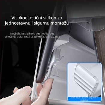 Tesla središnja kutija za pohranu s držačem za maramice i ETC nosačem, TPE materijal, vodootporan na ploči, model WL-01