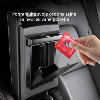 Kutija za središnju konzolu za Tesla Model Y — plastična, za ploču instrumenta, vodootporna i otporna na tlak