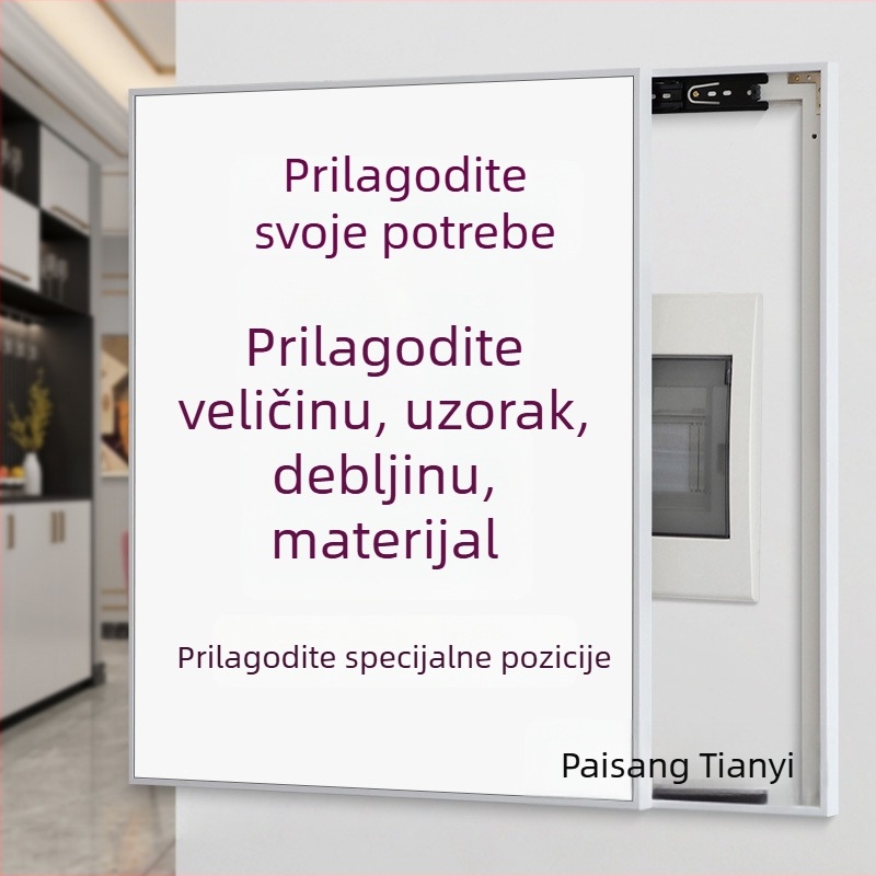 Prilagođena dekorativna slika kutije za mjerač – uokvirena apstraktna slika na platnu uljem u aluminijskom okviru, Inkjet ispis, pogodna za dnevni boravak, spavaću sobu, studij, restoran