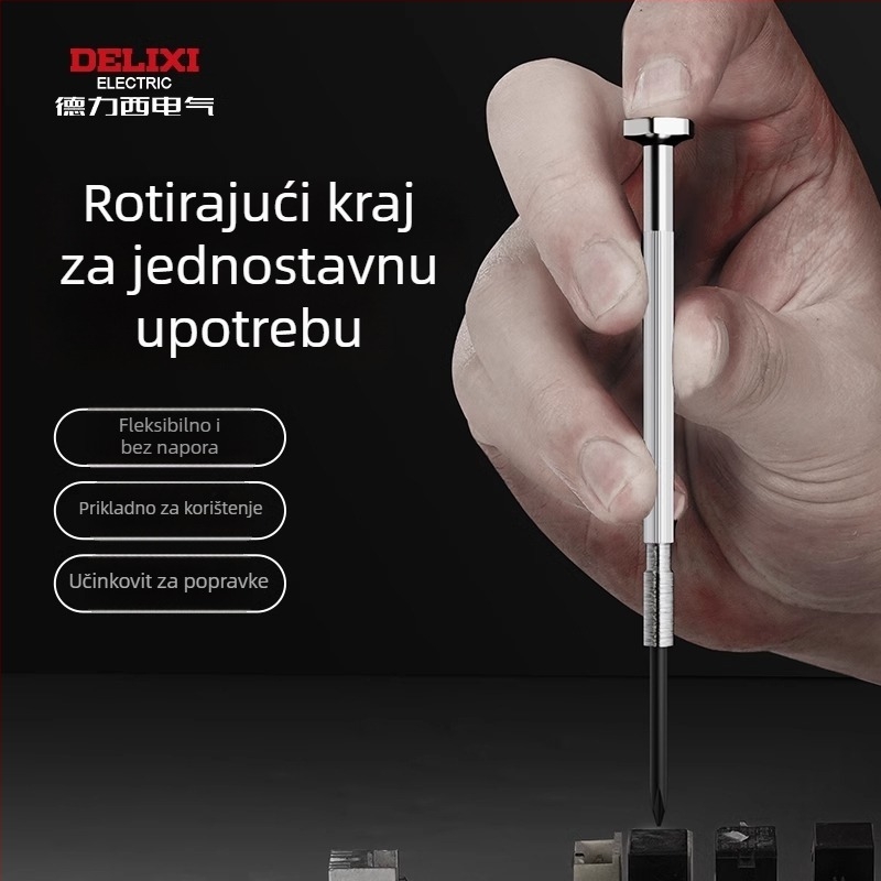 Delixi electric set odvijača za satove, naočale i telefone – CR-V čelik, bez izolacije