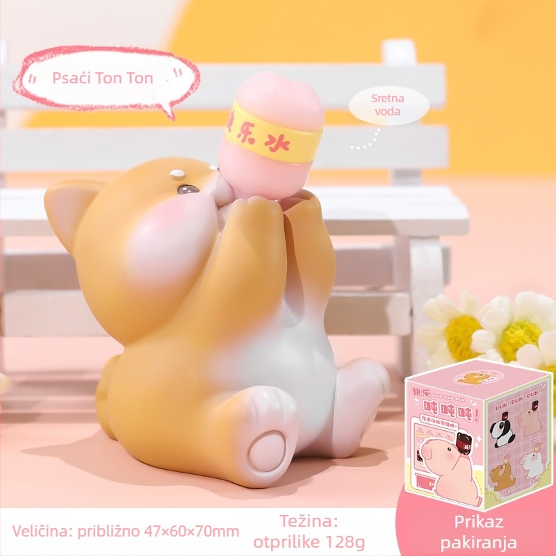 Stolna figurica od smole – crtani stil – BABY STORY, IP: Happy Tons, Umjetničko djelo, Poklon za rođendan