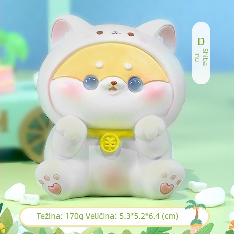 Stolna figurica od smole – crtani stil – BABY STORY, IP: Happy Tons, Umjetničko djelo, Poklon za rođendan