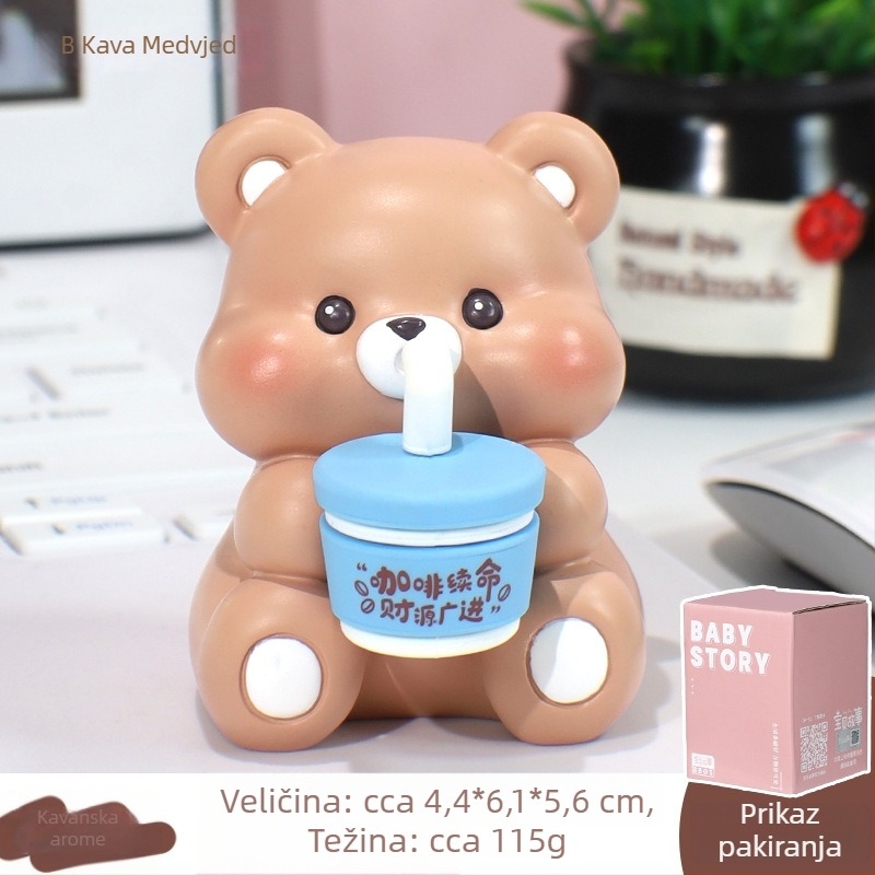 Stolna figurica od smole – crtani stil – BABY STORY, IP: Happy Tons, Umjetničko djelo, Poklon za rođendan