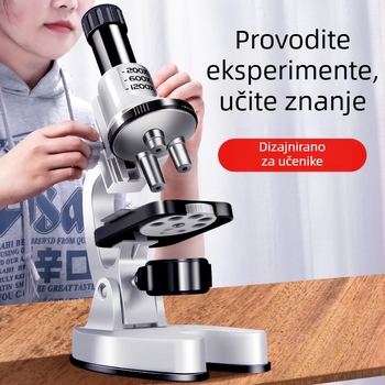 Mikroskop za biologiju/kemiju – obrazovna igračka, DIY, video vodič, za djecu 4–6 godina