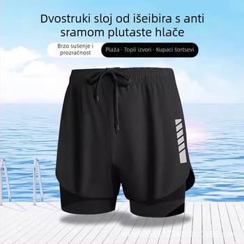 Muške kupaće hlače s otiskom, poliester tkanina (80%), podstava poliester (80%), namijenjene za plivanje i vodene sportove