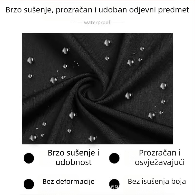 Muške kupaće hlače s otiskom, poliester tkanina (80%), podstava poliester (80%), namijenjene za plivanje i vodene sportove