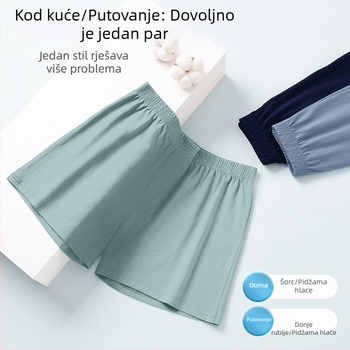 Muške pamučne bokserice, opuštenog kroja, srednjeg pojasa, pleteni materijal, 90–95% pamuka.