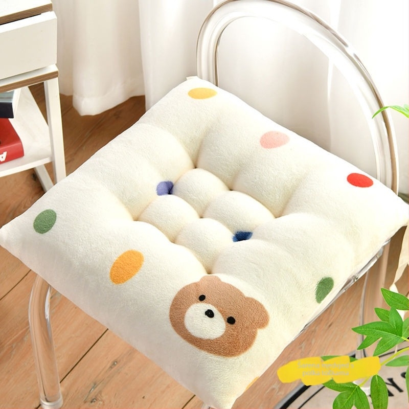 Jastuk za stolicu, pliš materijal, EPE punilo, crtani motiv, moderan minimalistički stil, pogodan za dnevni boravak, spavaću sobu, studij i ured