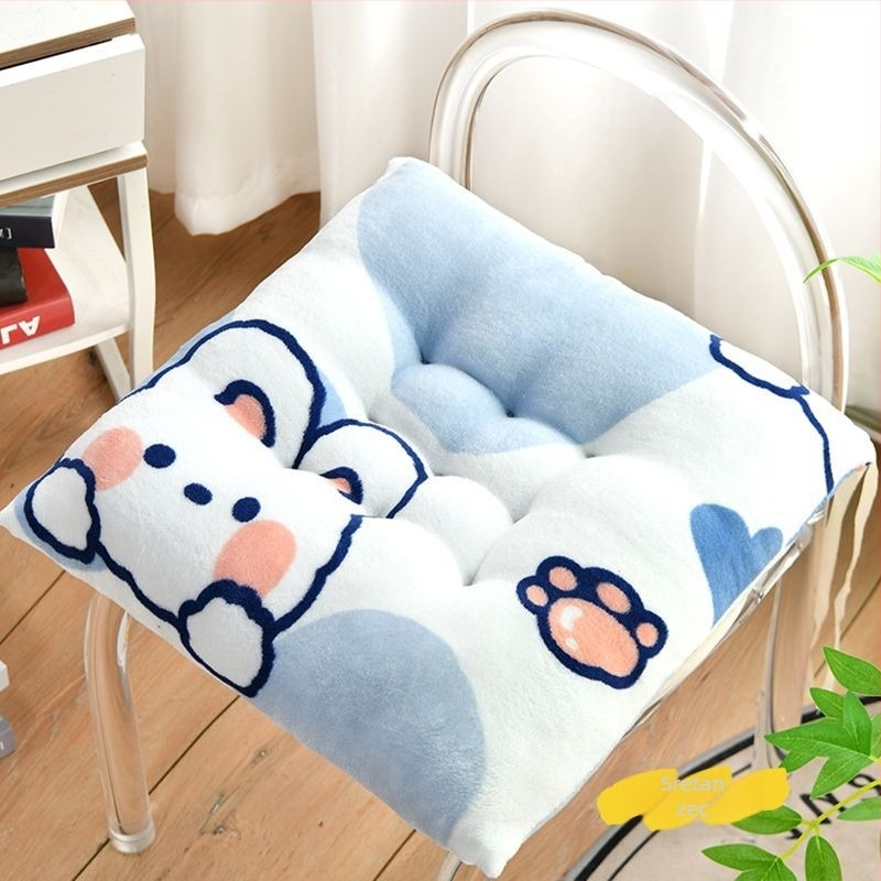 Jastuk za stolicu, pliš materijal, EPE punilo, crtani motiv, moderan minimalistički stil, pogodan za dnevni boravak, spavaću sobu, studij i ured