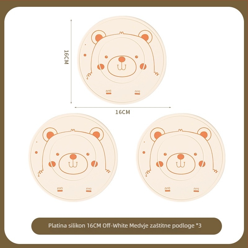 Silikonska podloga za stol – kružnog oblika, moderni minimalistički stil, premium kvaliteta