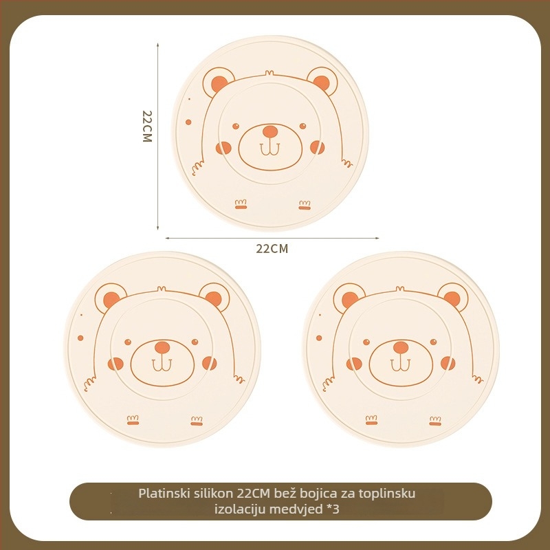 Silikonska podloga za stol – kružnog oblika, moderni minimalistički stil, premium kvaliteta