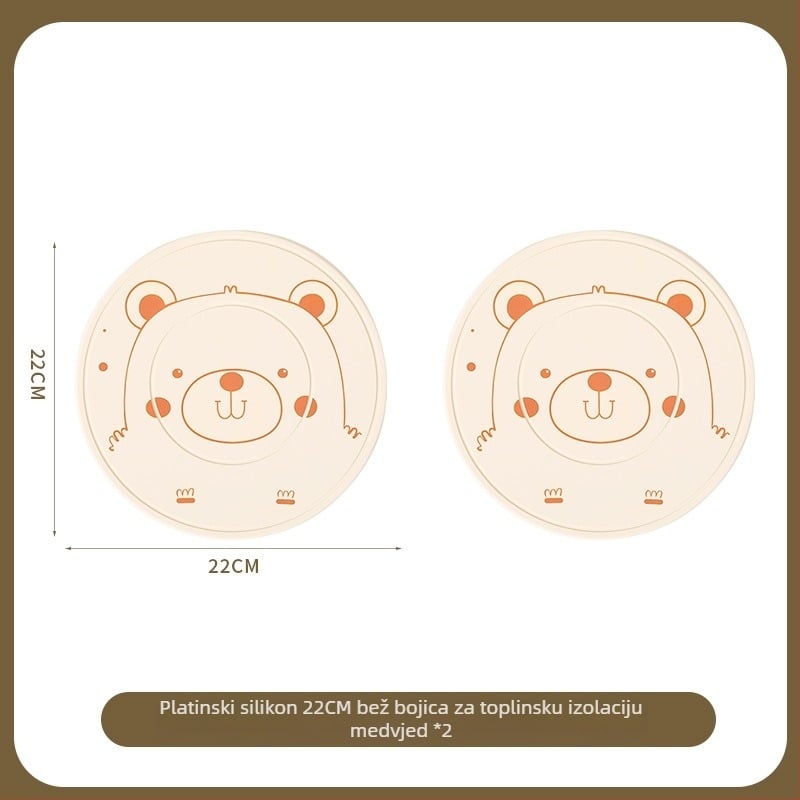 Silikonska podloga za stol – kružnog oblika, moderni minimalistički stil, premium kvaliteta