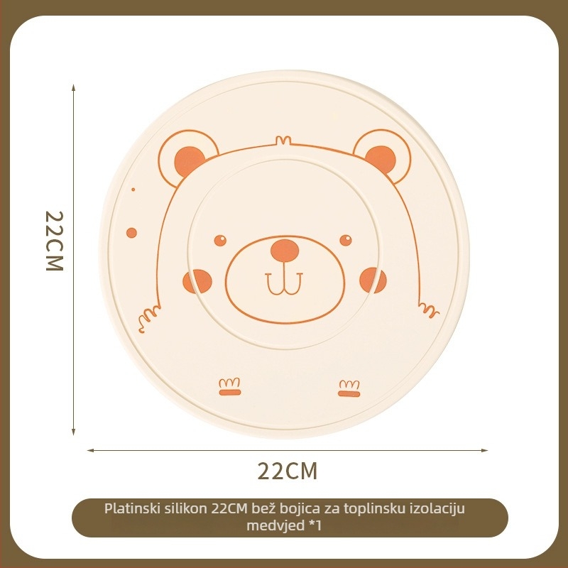 Silikonska podloga za stol – kružnog oblika, moderni minimalistički stil, premium kvaliteta