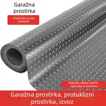 PVC protuklizna podloga za kuhinju i garažu, vodootporna, periva u stroju