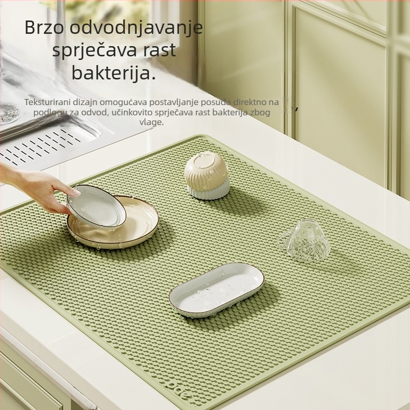 Silikonska kuhinjska podloga – protuklizna, otporna na visoke temperature, kvadratnog oblika, premium kvalitete