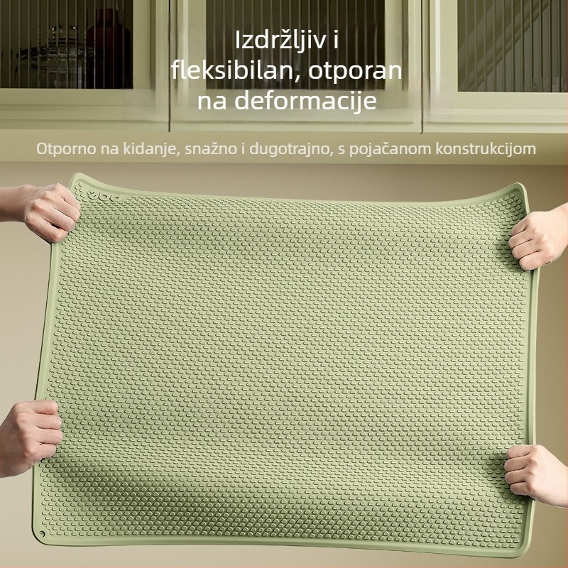 Silikonska kuhinjska podloga – protuklizna, otporna na visoke temperature, kvadratnog oblika, premium kvalitete