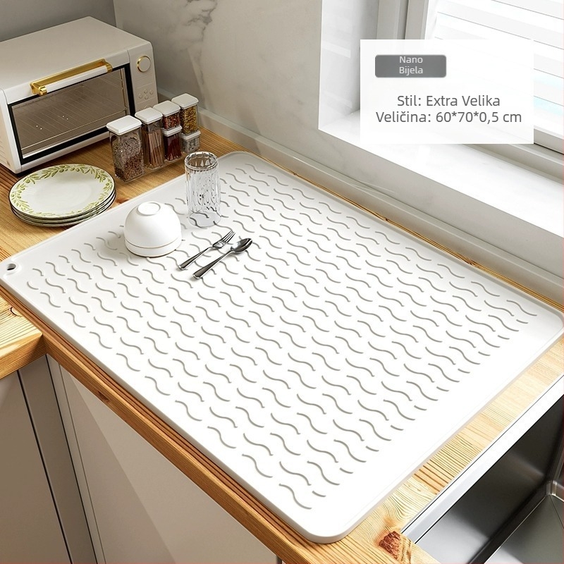 Silikonska kuhinjska podloga – protuklizna, otporna na visoke temperature, kvadratnog oblika, premium kvalitete