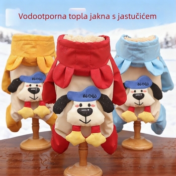 Odijelo za četveronožnog kućnog ljubimca – karikaturistički stil, tkanina, marka Weiwang, univerzalno