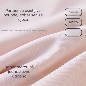 Djevojačke menstrualne gaćice – karikature print, glavna tkanina pamuk 46%, podstava prepona 5% spandeks, srednje visoki struk, za djevojke 13–18 godina