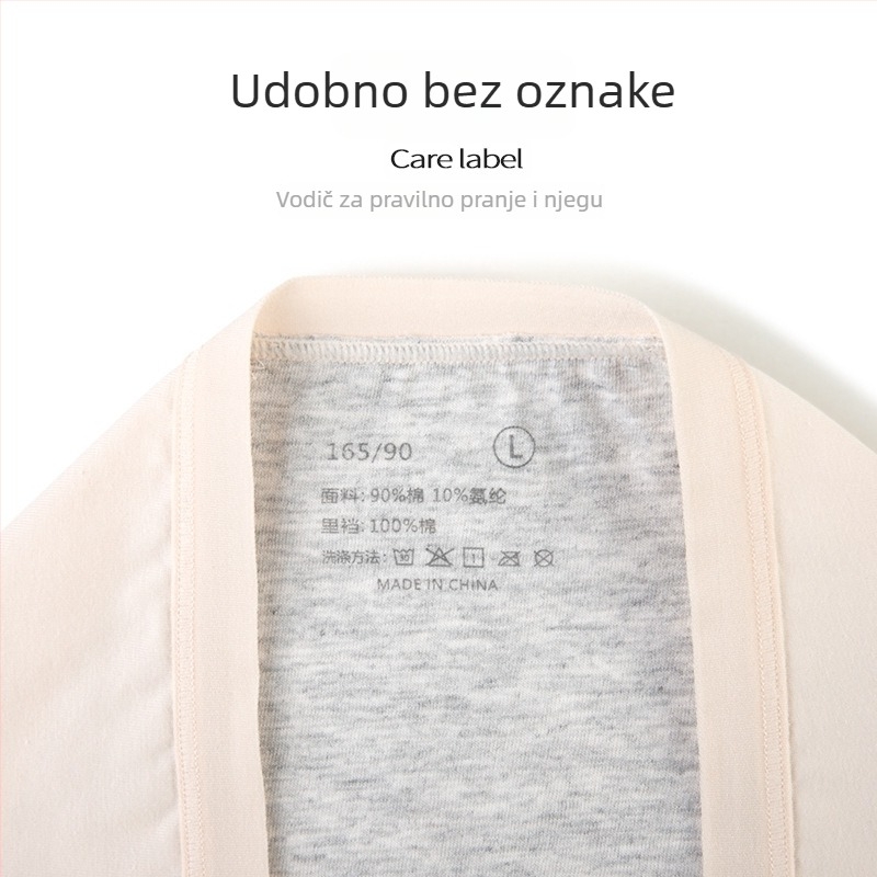 Ženske gaćice od 100% pamuka s produženim krokom, 60 kom., antibakterijske 7A, zaštita od curenja tijekom mjesečnica