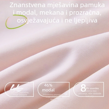 Modal gaćice za tine, srednji pojas, podstava 72% regenerirane celulozne vlaknine, fiziološka funkcija, karikatura uzorak