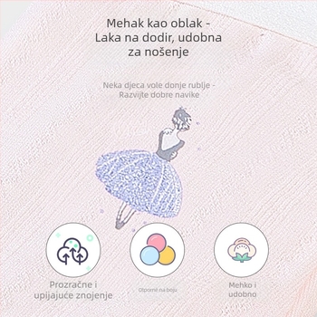 Ženske menstrualne gaćice, antibakterijske i otporne na curenje, Modal vlakno 46%, podstava od pamuka 75%, bešavne