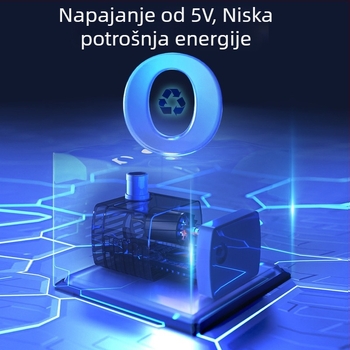 Fontana za mačke s automatskim filtriranjem i cirkulacijom vode, uklonjiva, ABS+PET, 660 g