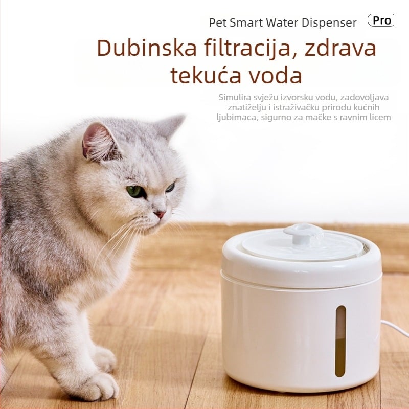 Little beast Fountain serija – pametni Dispenser za vodu za kućne ljubimce, tiho, cirkulirajuća filtrirana voda, odvojiv, pogodan za mačke i pse, masa 0,67 kg