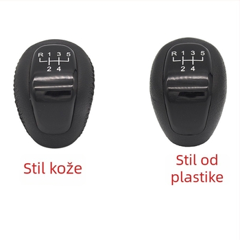 Držač ručice mjenjača – kožna navlaka, plastično jezgro; DOMENICA, za Opel Buick Excelle, kompatibilno s 5 brzina