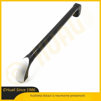 Okrugla ručka za ormar od aluminijske legure – sferni luk dizajn, poliran i galvanizirani završni sloj, modernan minimalistički stil, mogućnost prilagodbe