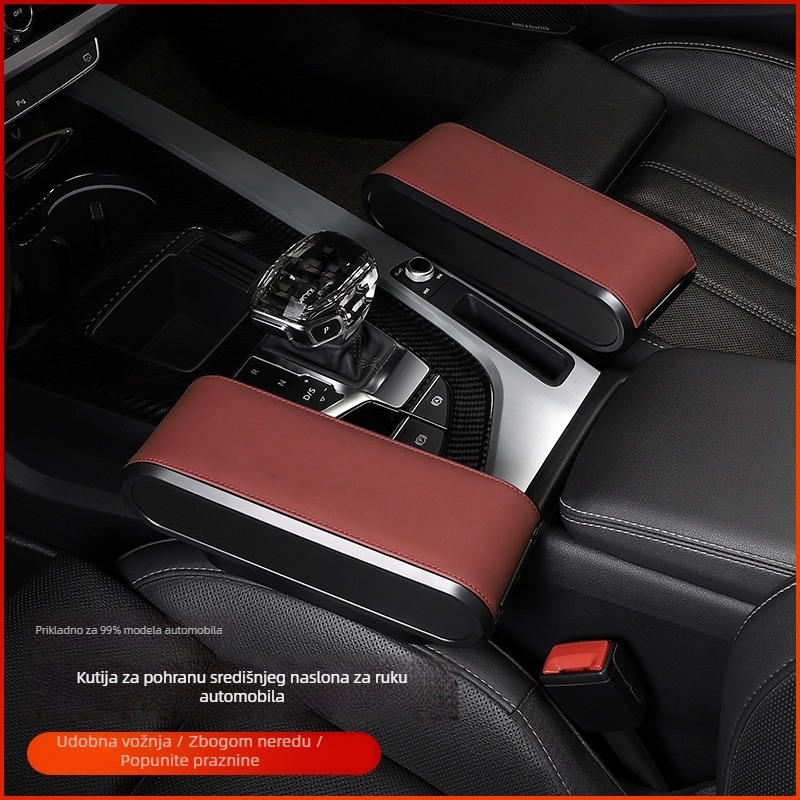 Plastična podložnica za pretinac naslona za ruku automobila, model 009, kompatibilna s /99, univerzalno podesivi poklopac