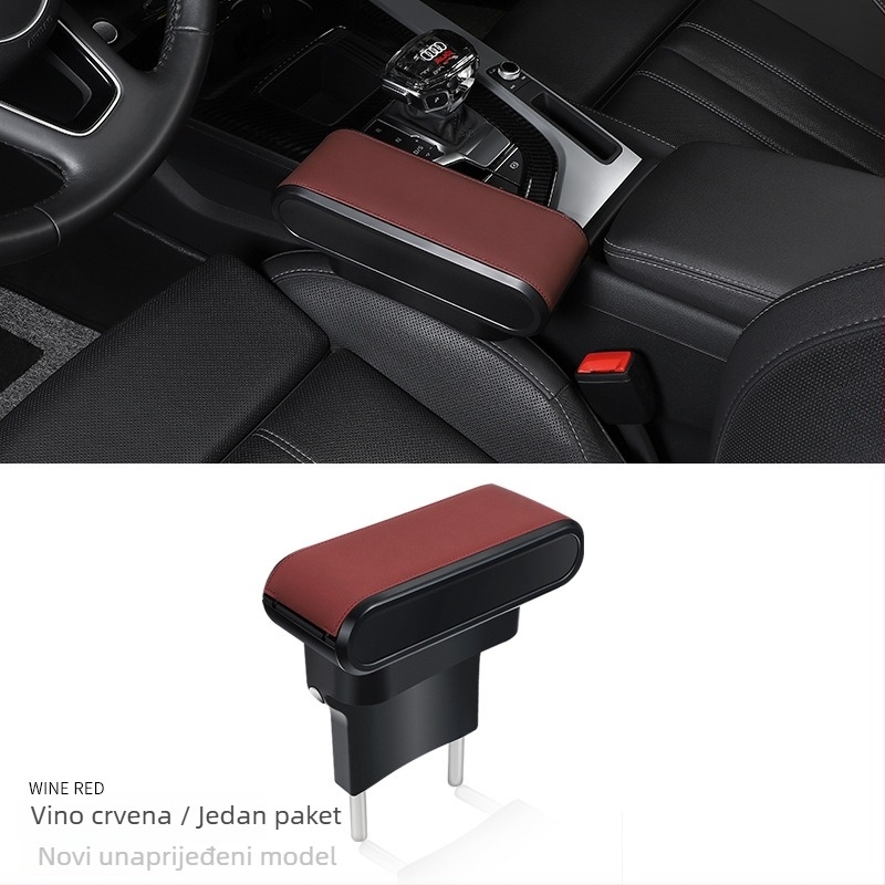 Plastična podložnica za pretinac naslona za ruku automobila, model 009, kompatibilna s /99, univerzalno podesivi poklopac