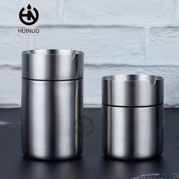 Huinuo Automobilski pepeljak od nehrđajućeg čelika – otisak loga, prilagodba, privatna oznaka, dekorativan, skladištenje