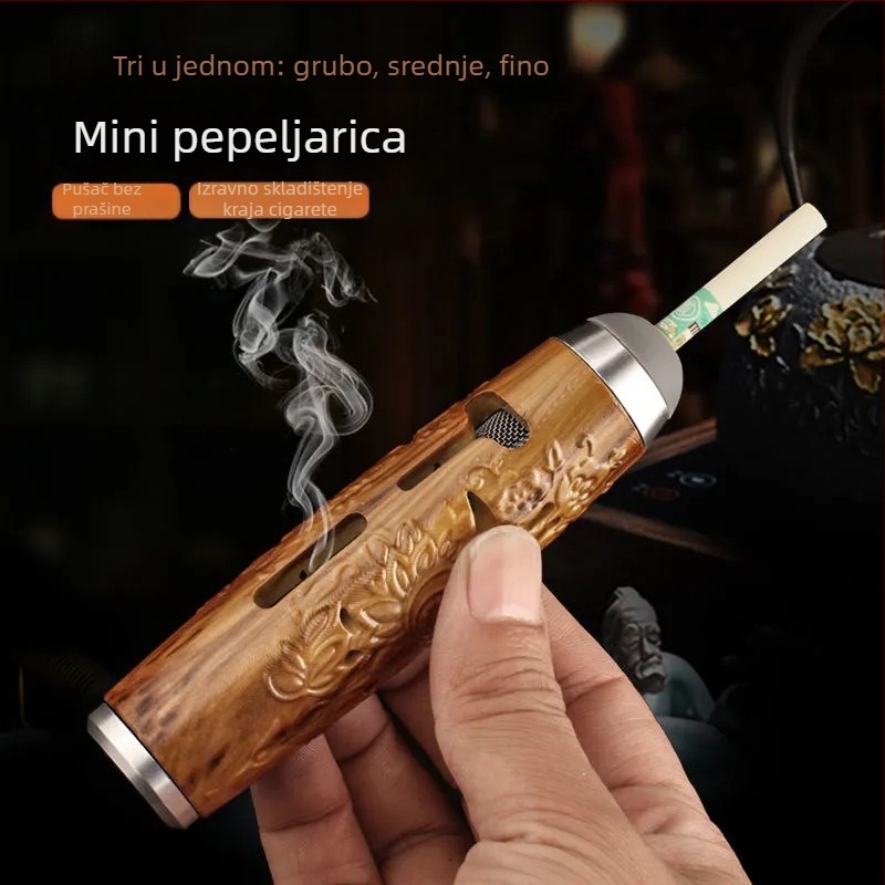 YANMIAO Mini Tiskani Pepeljar Za Auto, Kreativan Atmosferski Dizajn, Ponovno Upotrebljivi Držač Cigareta (Brend: YANMIAO; Materijal: Drugo; Podrijetlo: Wenzhou, Zhejiang; Kutija: 200)