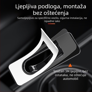Držač za čaše u automobilu – stopper za podlogu i čvrsti klips za pepeljaru HL-082, plast