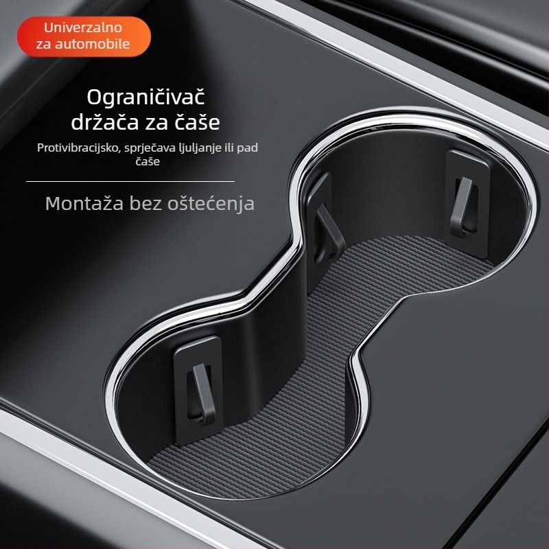 Držač za čaše u automobilu – stopper za podlogu i čvrsti klips za pepeljaru HL-082, plast