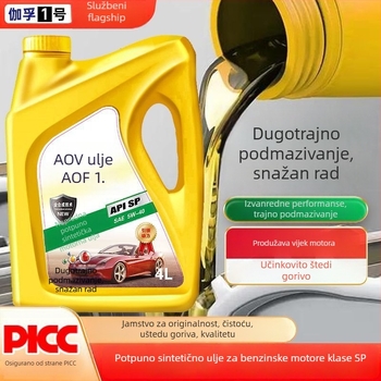 Gaffu potpuno sintetičko motorno ulje za automobile – API SN, viskoznost 5W-40, SAE 5W-30