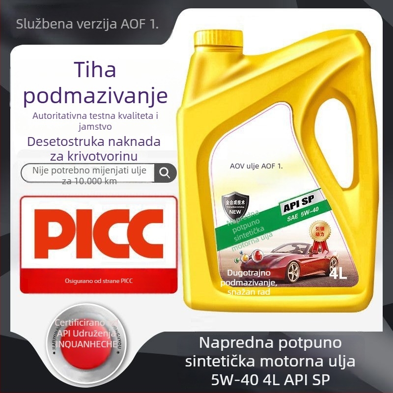 Gaffu potpuno sintetičko motorno ulje za automobile – API SN, viskoznost 5W-40, SAE 5W-30