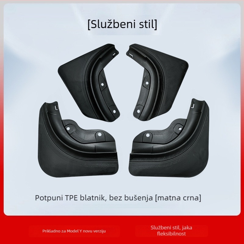 Prednji OEM blatnik za Tesla Model Y – Nova verzija, materijal: TPE