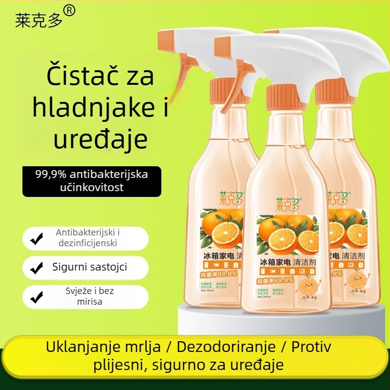 Čistač hladnjaka s gelom za dezodoriziranje i uklanjanje plijesni, višenamjenski čistač, 350 ml, sigurno uklanjanje mrlja