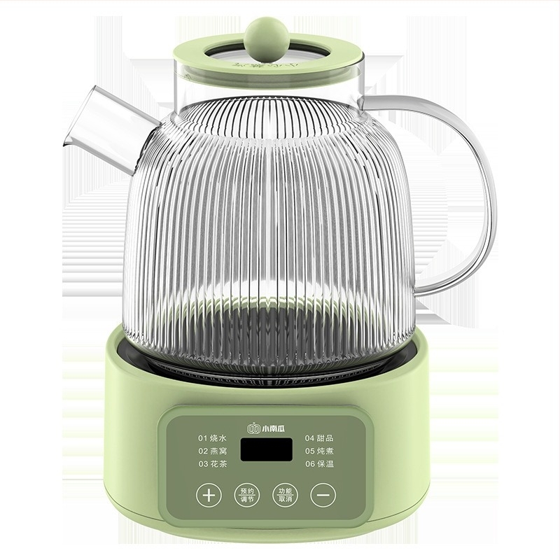 Zdravstveni čajnik sa staklenim tijelom, kapacitet 1–1,5 L, snaga 500 W, napon 220 V, model BG-06 s mikroračunalnim upravljanjem